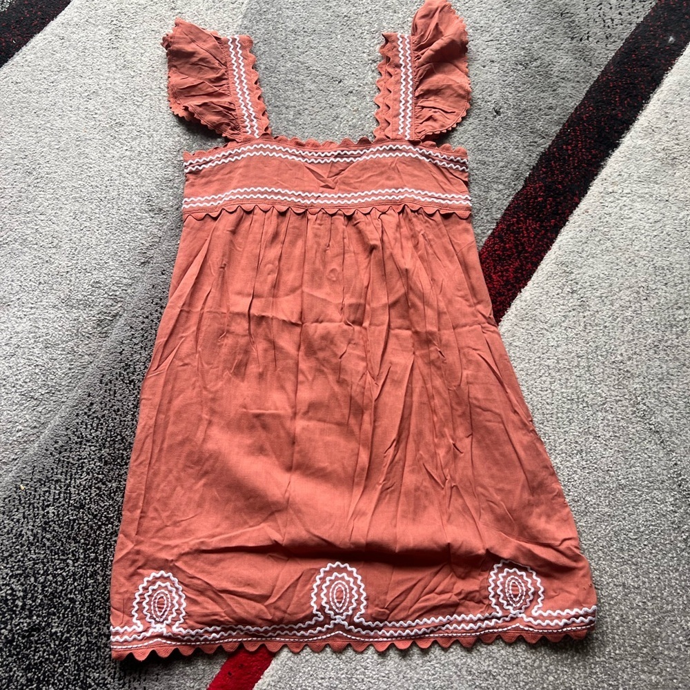 J.Marie Ryan Embroidered Mini Dresd